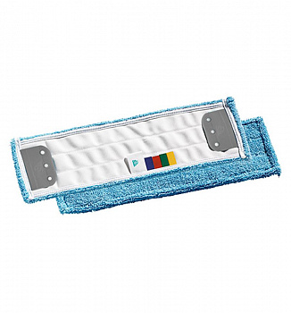 Моп Microblue с держателями, для гладких полов, микроволокно, голубой, 40*13 см